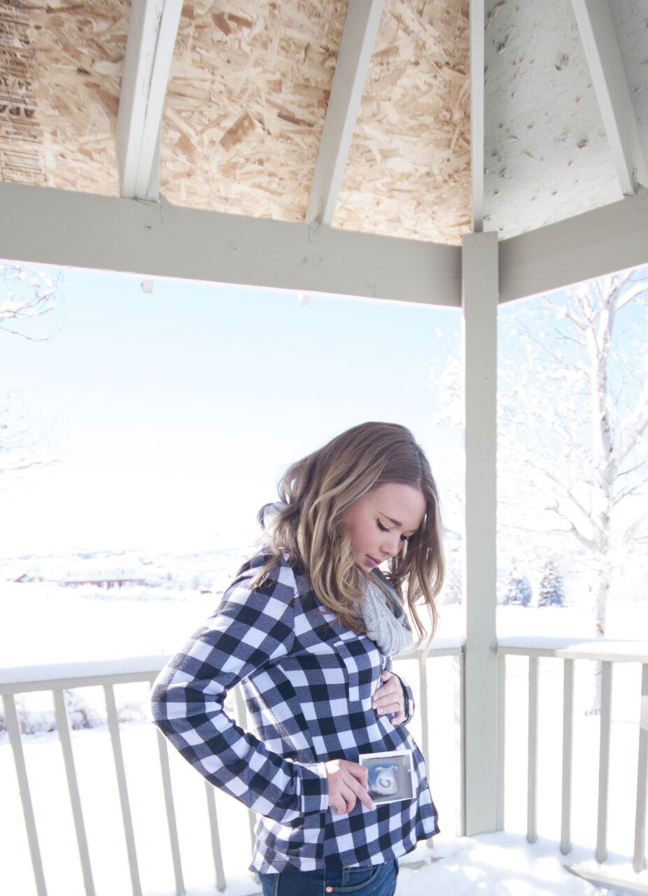 Pregnancy Announcement Ideas featured by popular Denver mom blogger, All Things Lovely