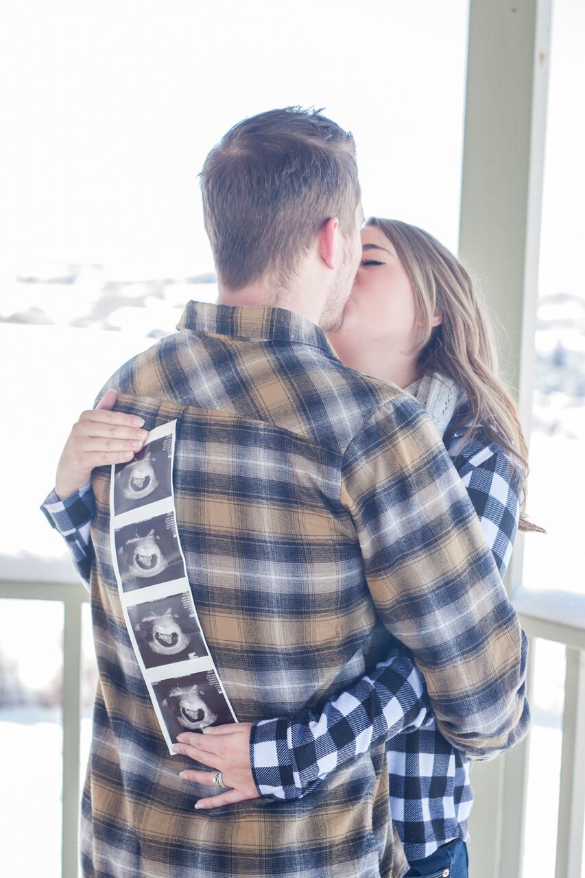 Pregnancy Announcement Ideas featured by popular Denver mom blogger, All Things Lovely