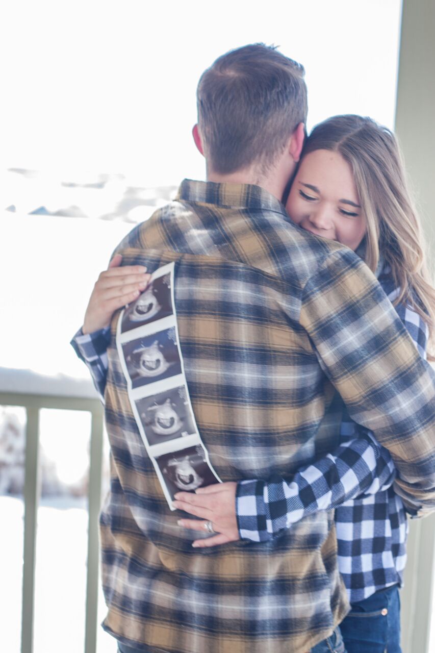 Pregnancy Announcement Ideas featured by popular Denver mom blogger, All Things Lovely