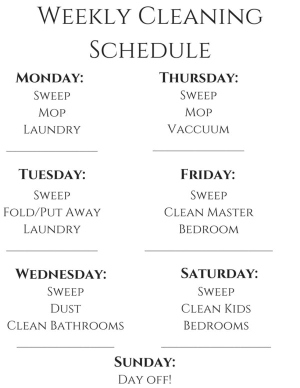 The Work at Home Mom Schedule (+ free printables!) | All Things Lovely