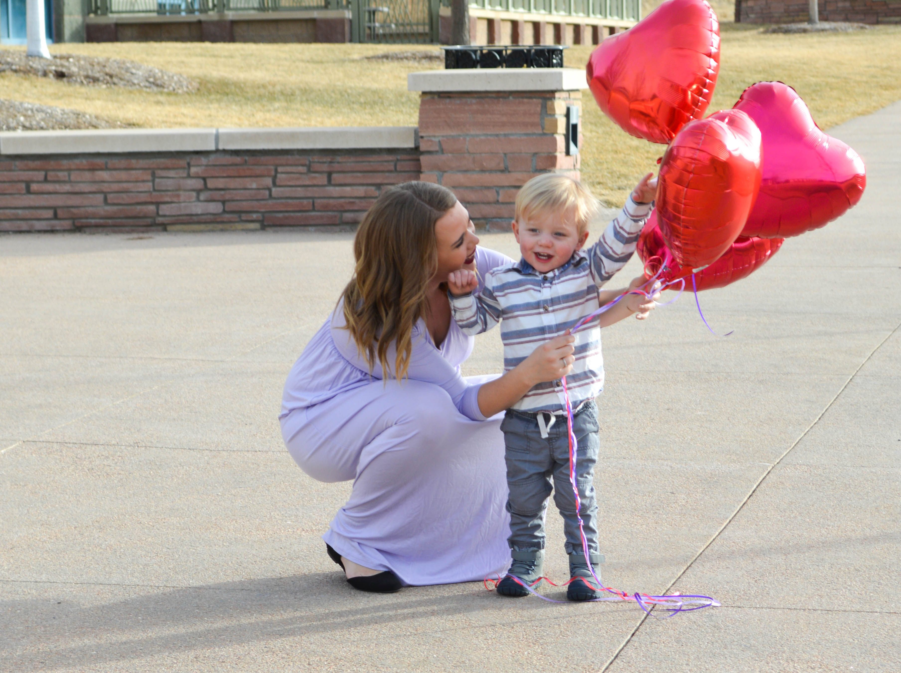 Pink Blush Boutique Maternity Dress featured by popular Denver mommy blogger, All Things Lovely