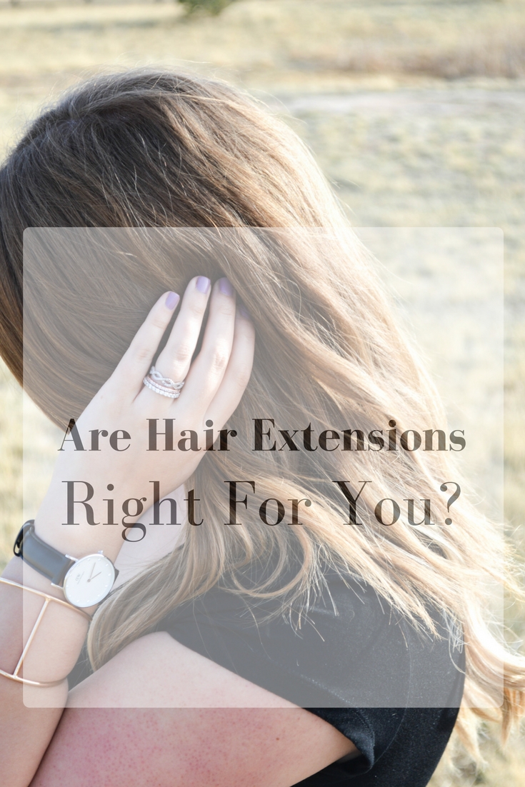 the ultimate guide to crown hair extensions featured by popular Denver life and style blogger, All Things Lovely