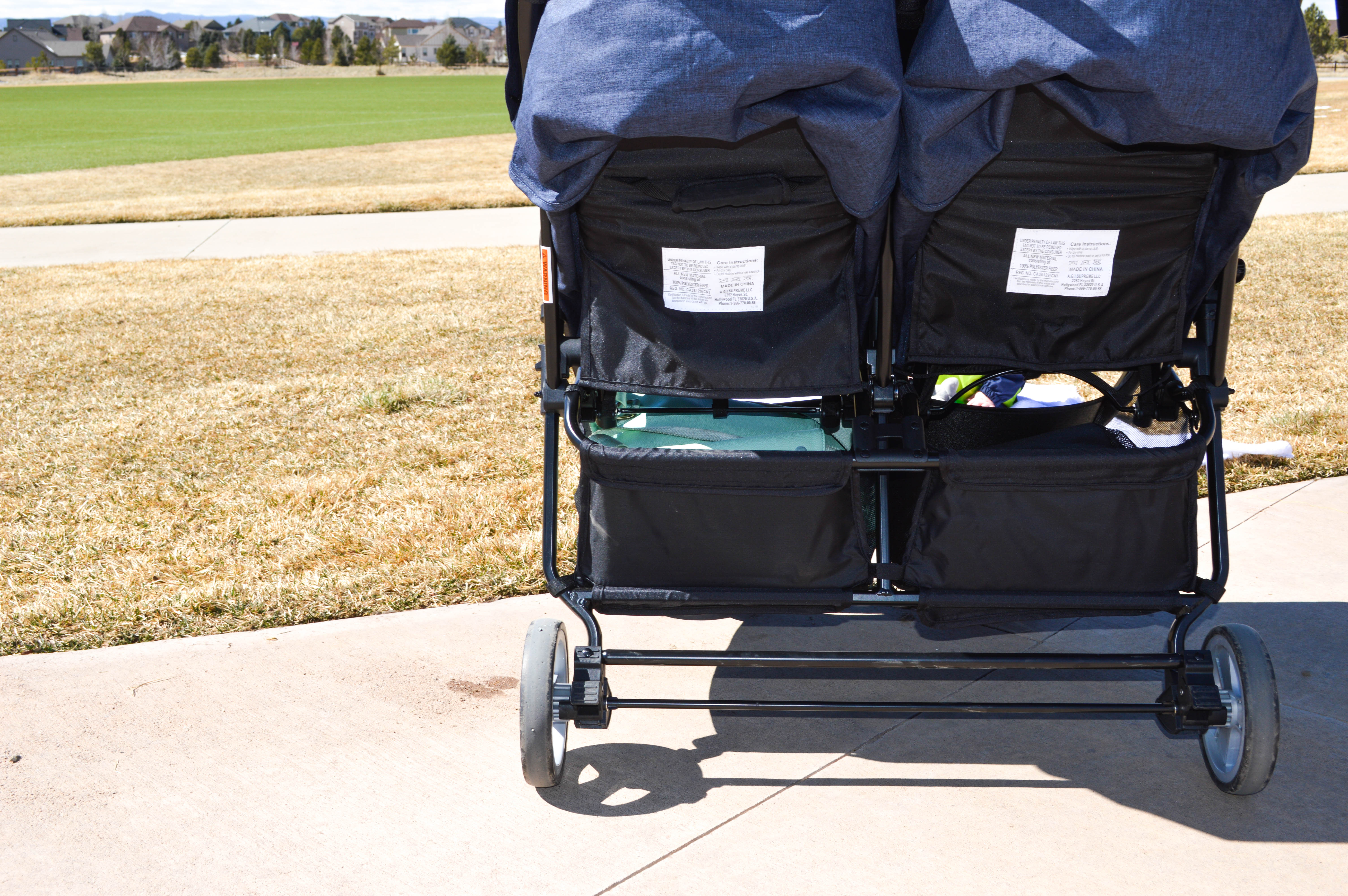 Biba M Double Stroller Review featured by popular Denver life and style blogger, All Things Lovely