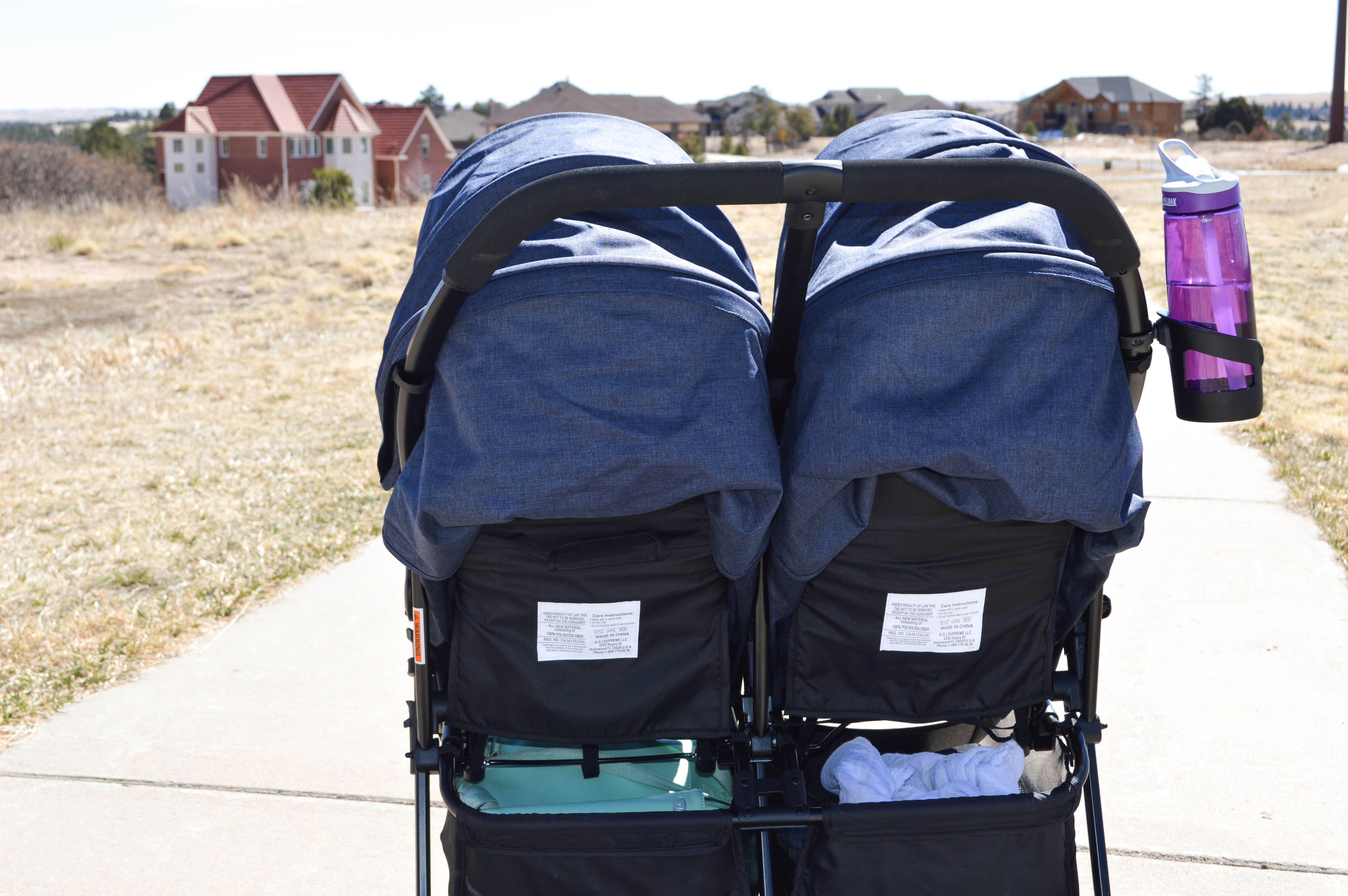 Biba M Double Stroller Review featured by popular Denver life and style blogger, All Things Lovely