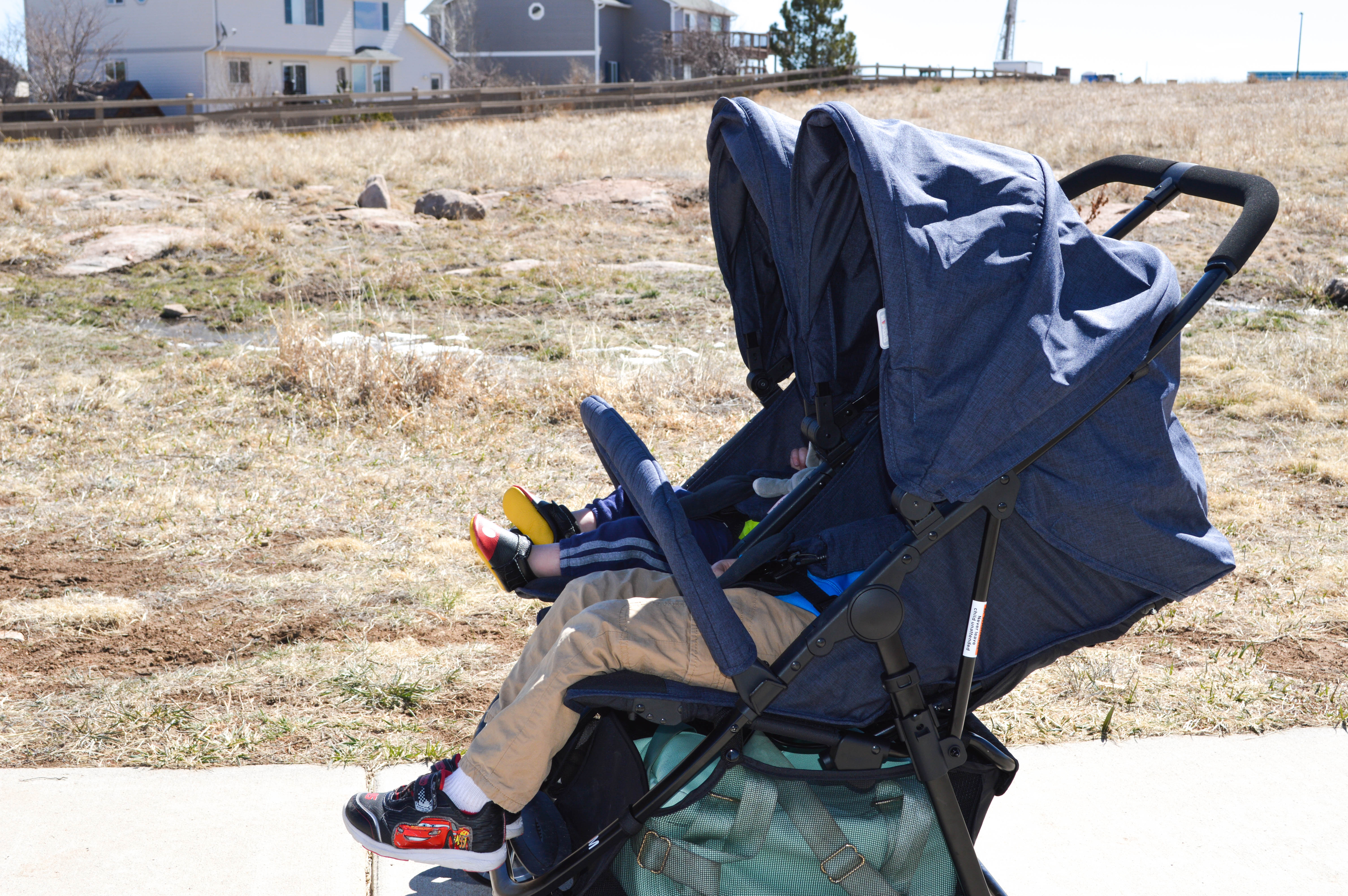 Biba M Double Stroller Review featured by popular Denver life and style blogger, All Things Lovely