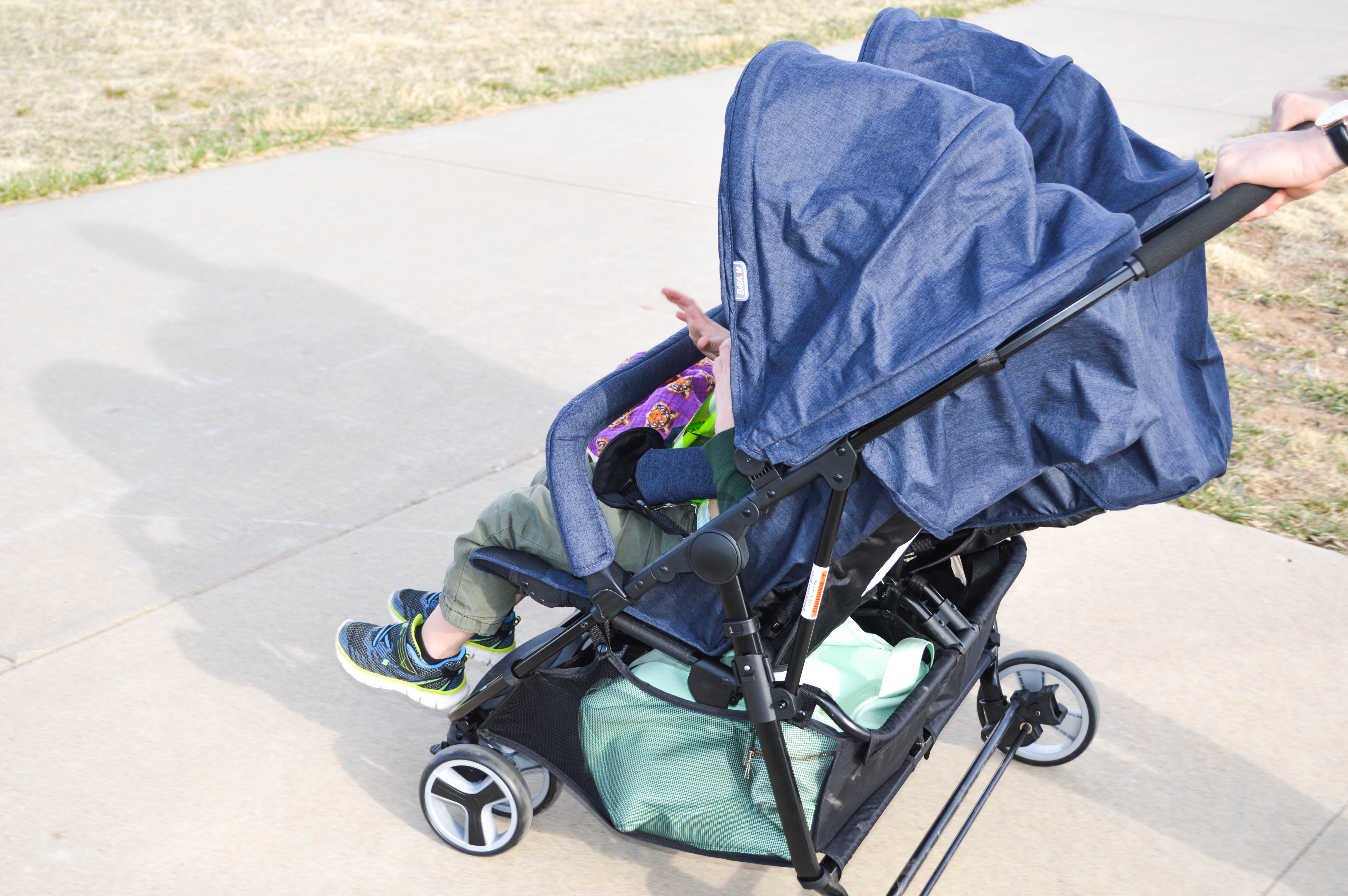 Biba M Double Stroller Review featured by popular Denver life and style blogger, All Things Lovely