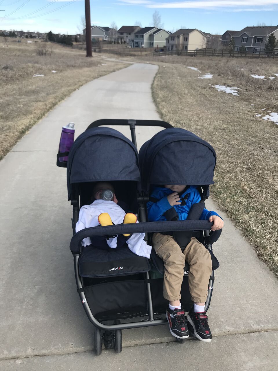 Biba M Double Stroller Review featured by popular Denver life and style blogger, All Things Lovely