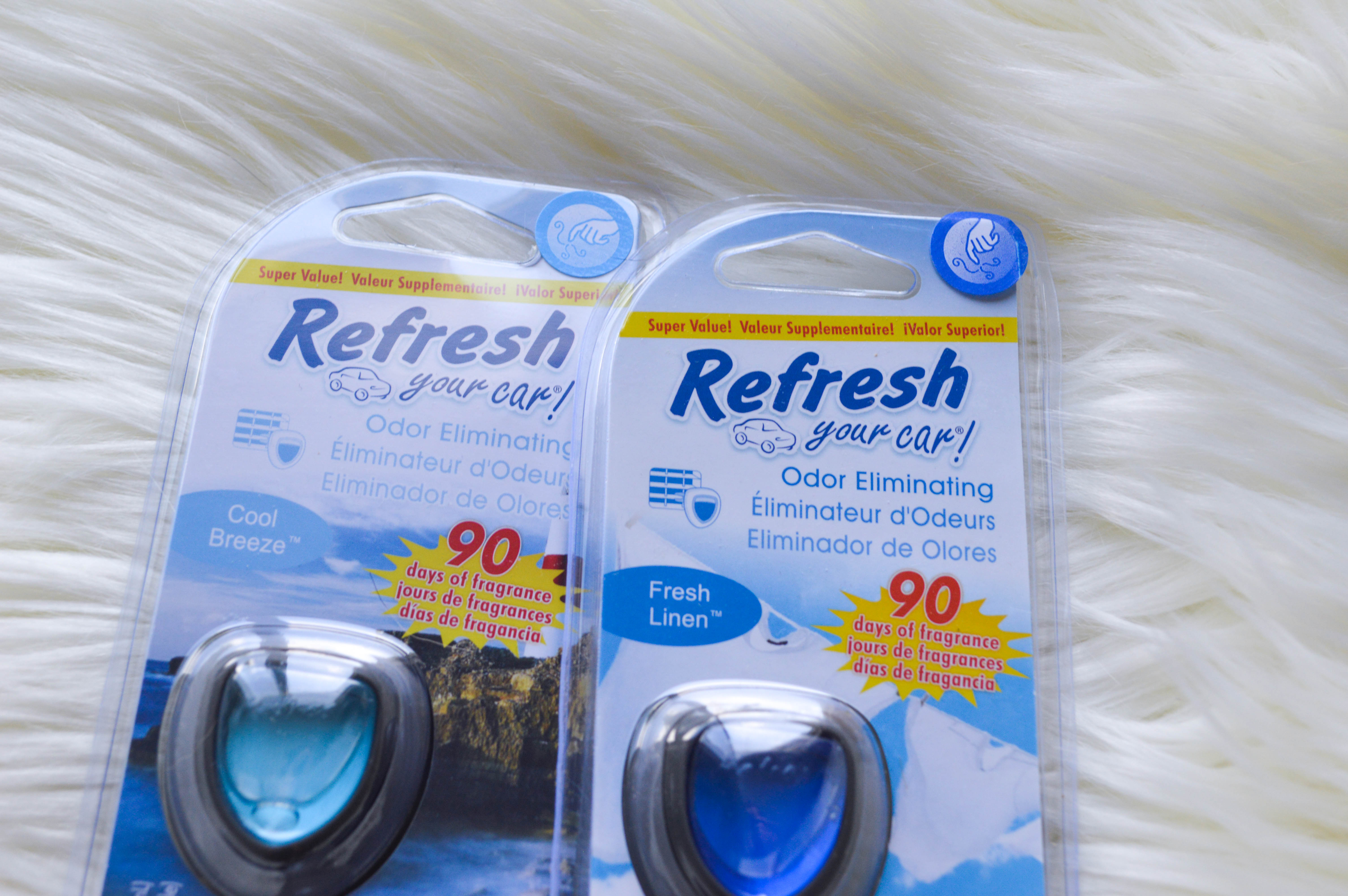 Refresh Your Car Air Freshener reviewed by popular Denver lifestyle blogger, All Things Lovely