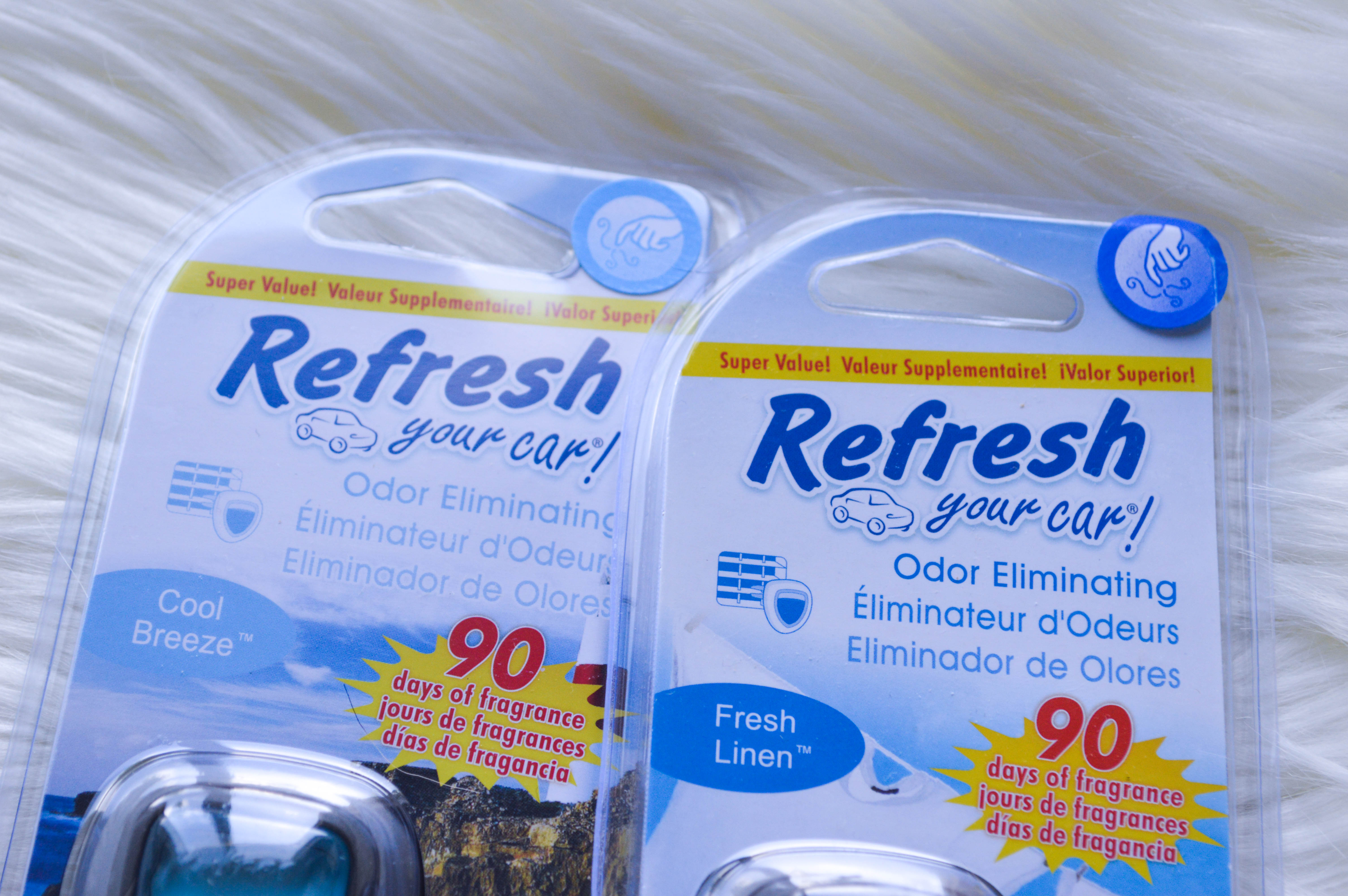 Refresh Your Car Air Freshener reviewed by popular Denver lifestyle blogger, All Things Lovely