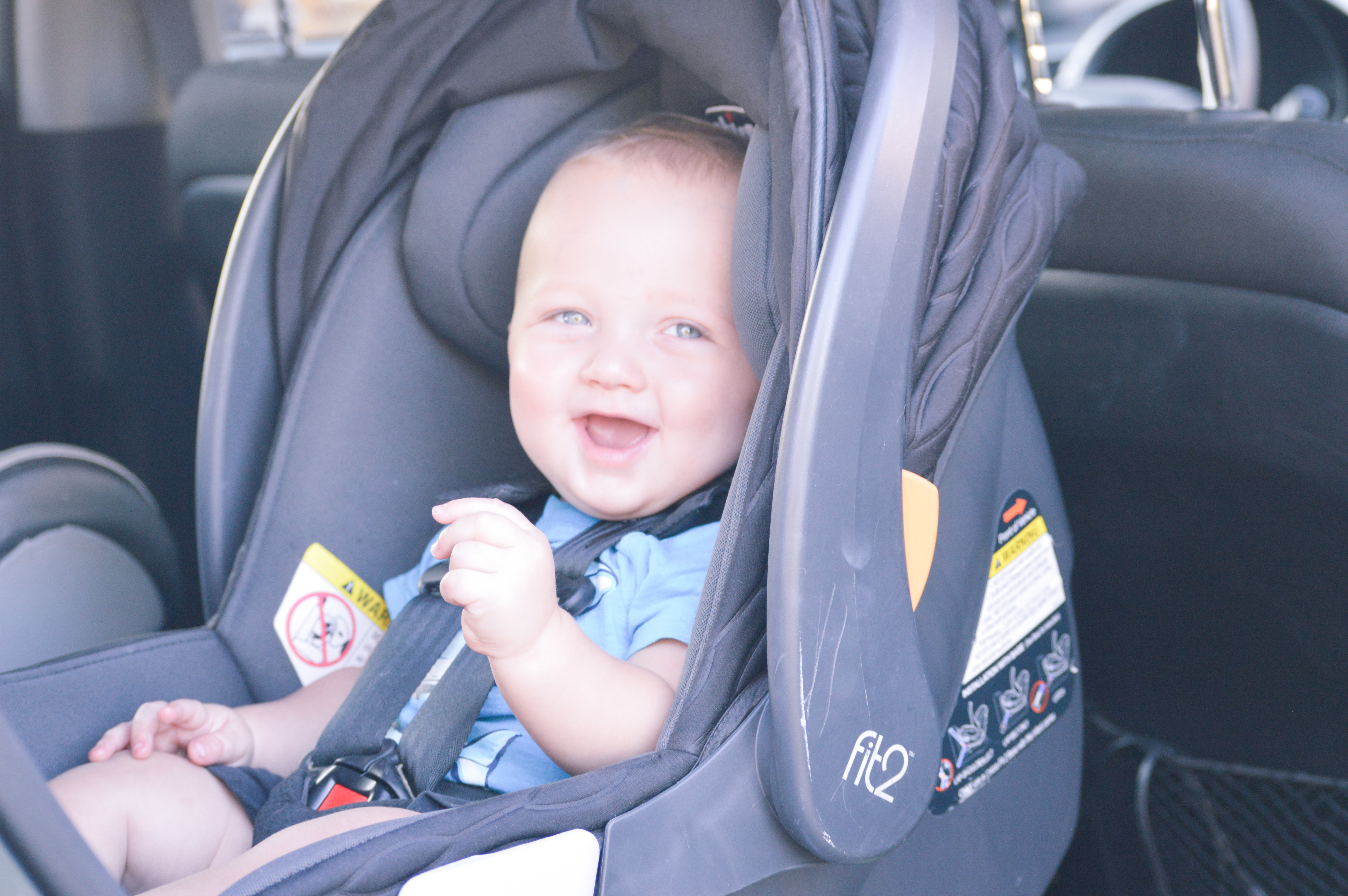 The Importance of Extended Rear Facing with Chicco Fit2 featured by popular Denver mom blogger, All Things Lovely